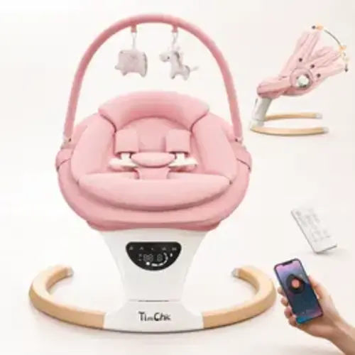 Baby Swing for Infants to Toddler| Portable Infant Swing , Rocker for Newborn with 5 Speeds, 5-Point Harness for Baby Boy Girl Swing with Music - TikTok Shop