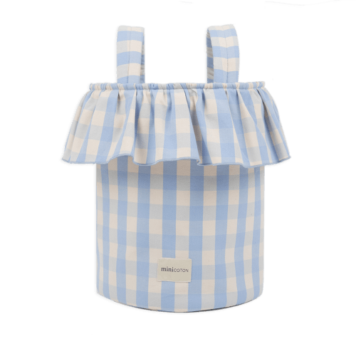 Basket Vichy - Ice + Powder · Minicoton