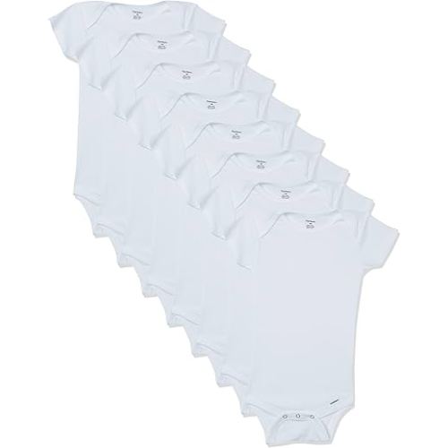 Gerber unisex-baby 8-pack Short Sleeve Onesies Bodysuits