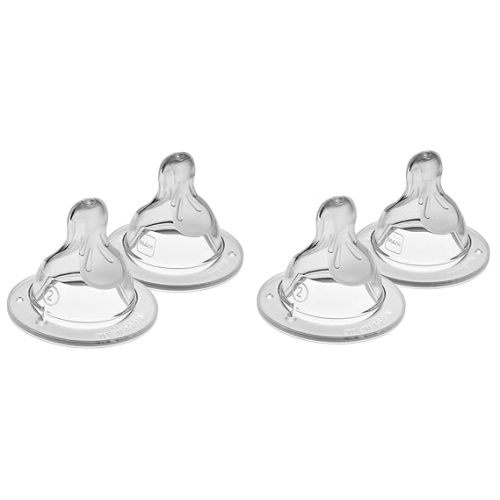 MAM Baby Bottle Nipples Medium Flow Size 2, For 2+ Month Newborn Babies, Skin Soft BPA Free Silicone, 94% Nipple Acceptance, Fits all MAM Bottles, Developed with Medical Experts, 4 Pack Made in Europe