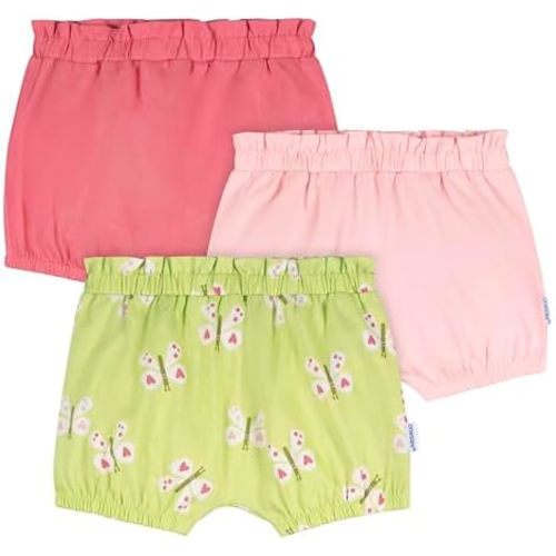 Onesies Brand Baby Girls' 3-Pack Bubble Shorts