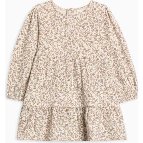 Sofia Long Sleeve Tiered Dress Aurora Floral / Purple + Mauve - Colored Organics | Maisonette