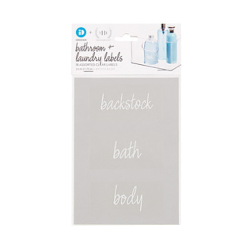 The Home Edit Bath Labels | The Container Store