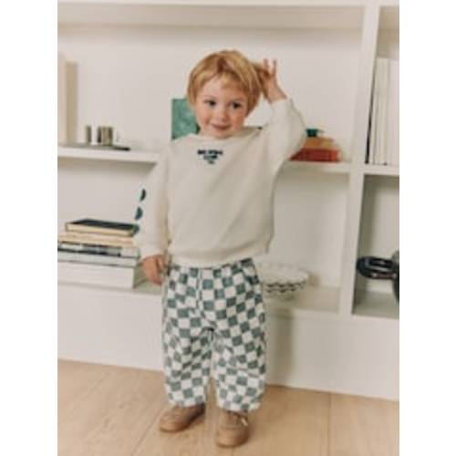 Buy White and Green Long Sleeve Top and Trousers Set (3mths-7yrs) from Next USA