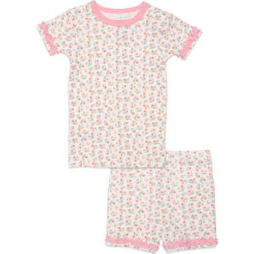 Magnetic Me Mon Cheri Organic Cotton Magnetic Closure Pajamas Set | Nordstromrack
