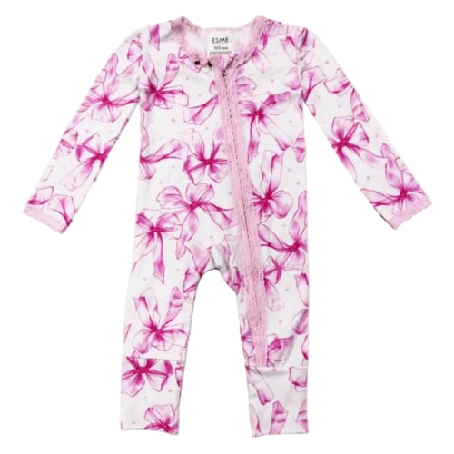 Tulle Lace Flip Footie (3-6 Months)