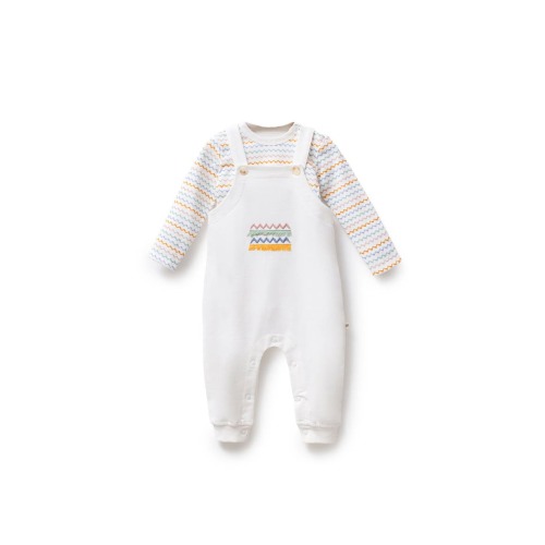 Zigzag Overalls Set