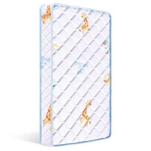 Breathable Baby Crib & Toddler Mattress, Firm and Soft Support, Skin-Friendly & Hypoallergenic Fabric, Fits Standard Cribs & Toddler Beds - 52x27.6x5 inch