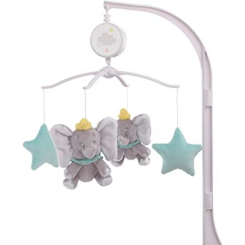Disney Dumbo - Shine Bright Little Star Aqua, Grey & Yellow Musical Mobile, Aqua, Grey, Yellow
