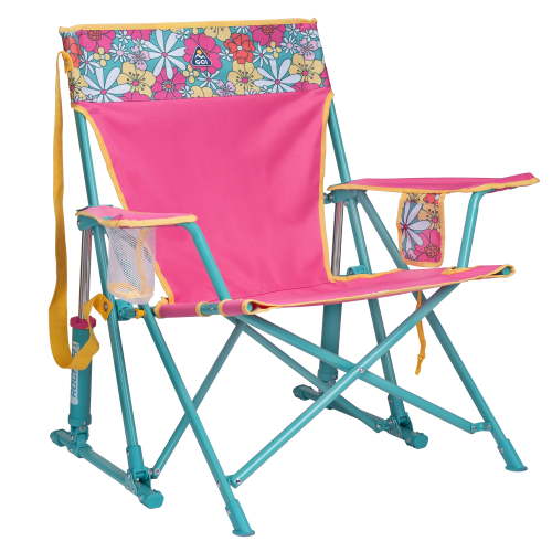 GCI Outdoor Kickback Rocker Foldable Rocking Camp Chair, Summer Floral