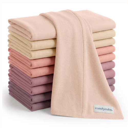 Order Solid White Cotton Burp Cloths Online | Get 15% Discount – Comfy Cubs