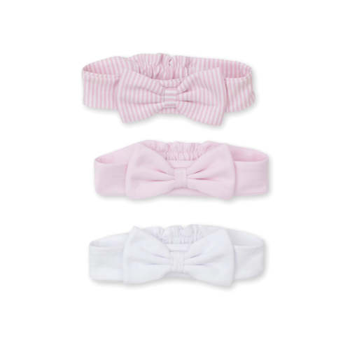 3 Piece Infant Headband Set, Pink Stripe