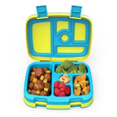 Bentgo Kids' Brights Leakproof, 5 Compartment Bento-Style Kids' Lunch Box - Blue