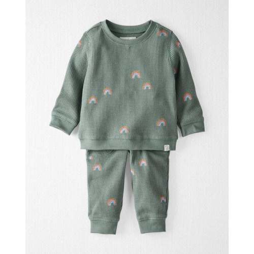 Baby 2-Piece Organic Cotton Waffle Knit Top & Pant Set - Little Planet | Carter's