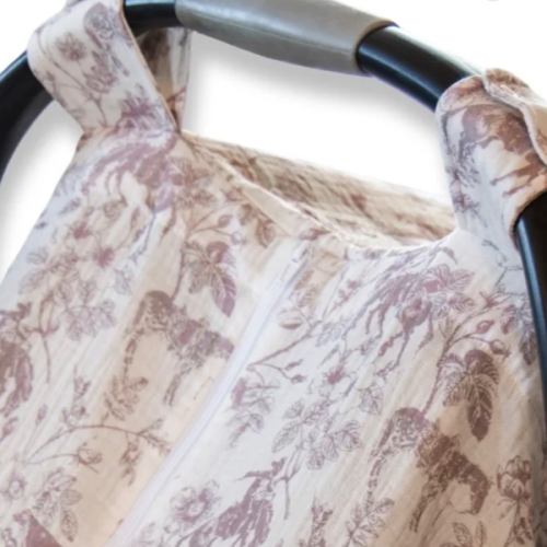 Western Daydream Rose Muslin Car Seat Cover – Cowkid Clothing Company
