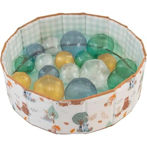 Infantino Ball Pit with 18 Inflatable Balls & Soft Foam Walls
