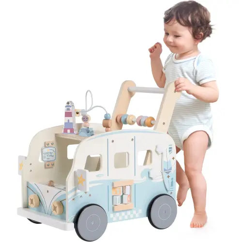 ROBUD Wooden Baby Push Walker | Vacaction Bus — SHOP MADERN