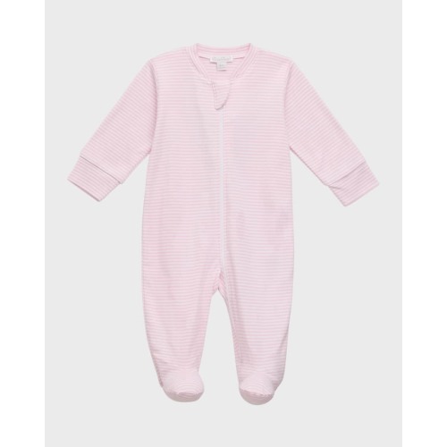 Kissy Kissy Simple Stripes Zip Up Footie 3-6M, 6-9M