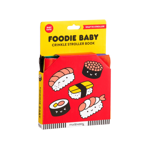 Foodie Baby Crinkle Stroller Book