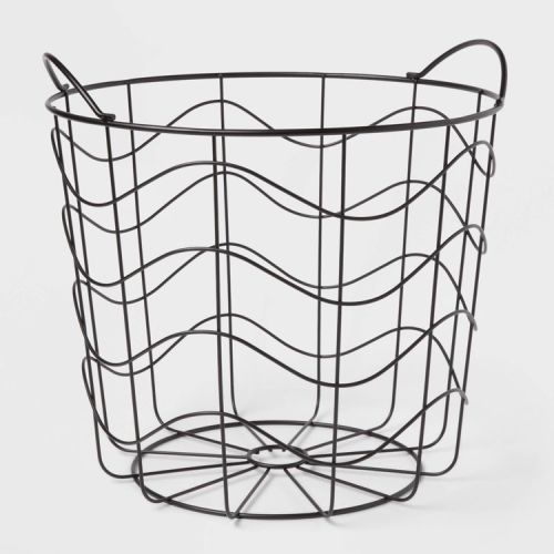 Large Kids' Wave Wire Storage Black - Pillowfort™