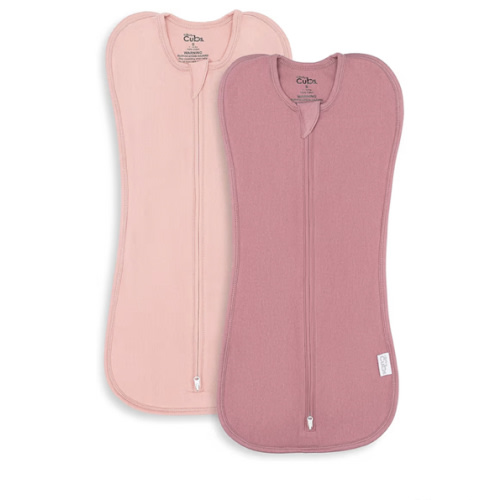 Amazon.com: Comfy Cubs Swaddle Blanket Baby Girl Boy Easy Zipper Wrap 2 Pack Newborn Infant Sleep Sack (Small 0-3 Months, Blush, Mauve) : Baby