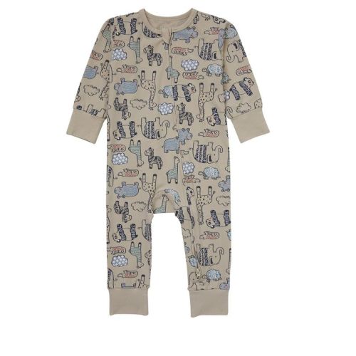 Hanes Pure Comfort Baby Long Sleeve Footless Sleep N' Play, Organic Cotton, Boys & Girls