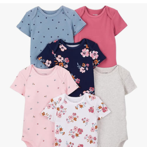 Simple Joys by Carter's Baby Girls' 6-Pack Sleeveless Bodysuit