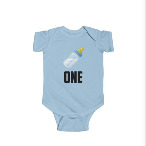 🍼 One | Infant Bodysuit Onesie | Formula Fanatics | FormulaFanatics
