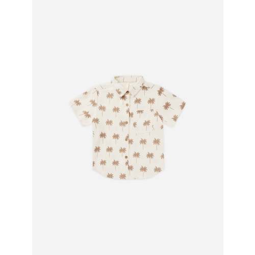 Collared Short Sleeve Shirt || Paradise