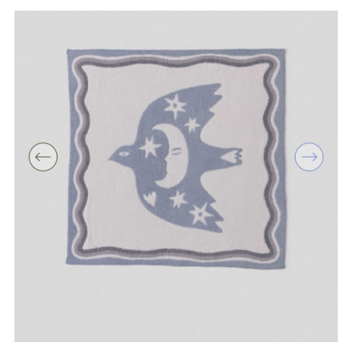 CozyChic® Desert Bird Receiving Blanket | Barefoot Dreams®