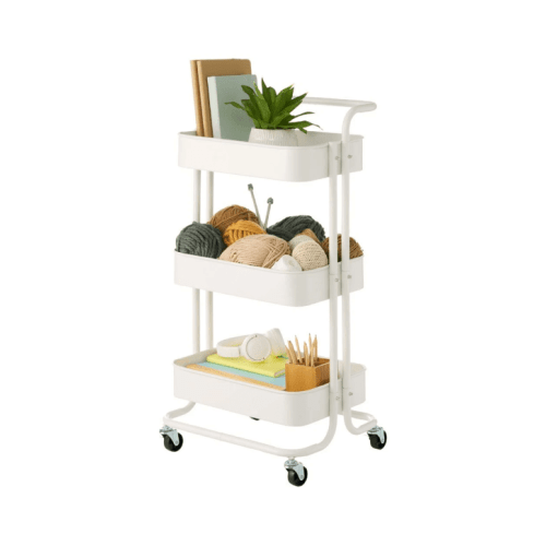 Otto 3-Tier Trolley White