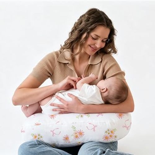 Little Grape Land Nursing Pillow, Ergonomic Support for Breastfeeding