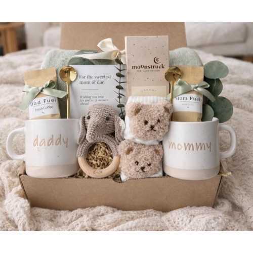 New Mom Gift Box Gender Neutral Gift New Baby Gift Gender Reveal Gift Pregnancy Gift,Family And Baby Gift Set Postpartum Gift