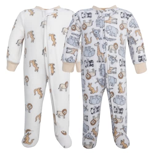 Hudson Baby Unisex Baby Fleece Sleep and Play