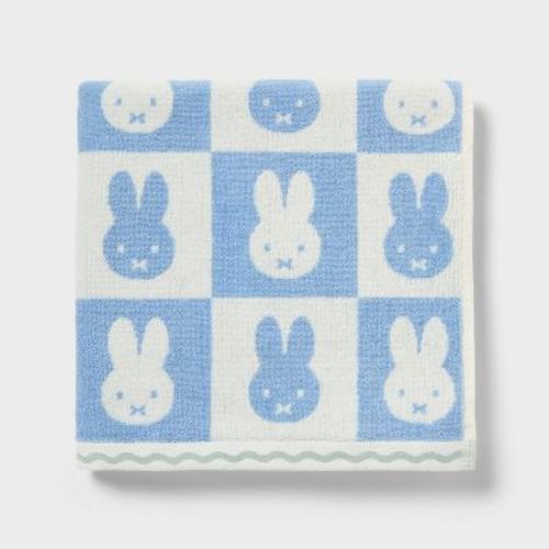 Kids' Miffy Bath Towel Blue - Miffy by Pillowfort™