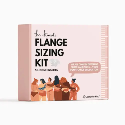 Flange Sizing Kit, incudes: Pumping Spray + Flange Sizing Silicone Nipple Ruler + Clear Comfort Silicone Flange Inserts pairs, size 13mm, 15mm, 17mm, 19mm and 21mm - TikTok Shop