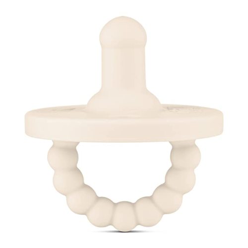 Ryan & Rose Cutie PAT Pacifier Teether (Stage 1, Ivory)