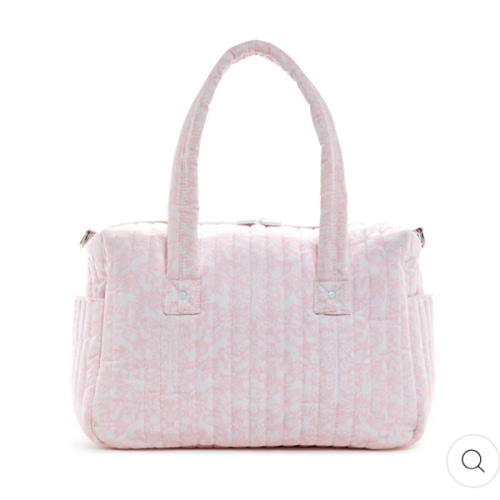 Quilted Stroller Bag - Woodland Pink