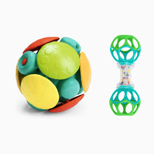 Bright Starts Wobble & Rattle Gift Set, 2-PK