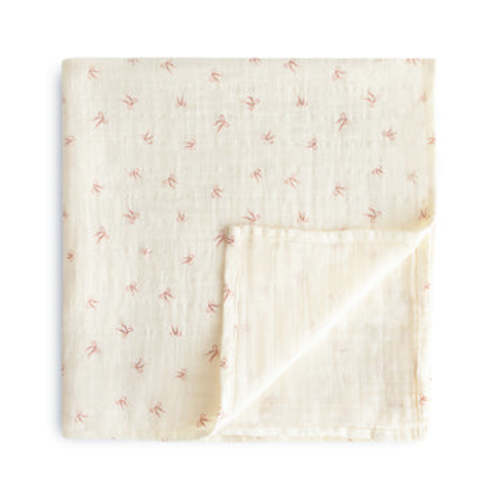 Organic Cotton Mushie Baby Muslin Swaddle Blanket