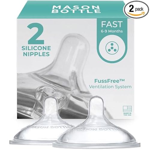 Mason Bottle Fast Flow  (6+ Months)