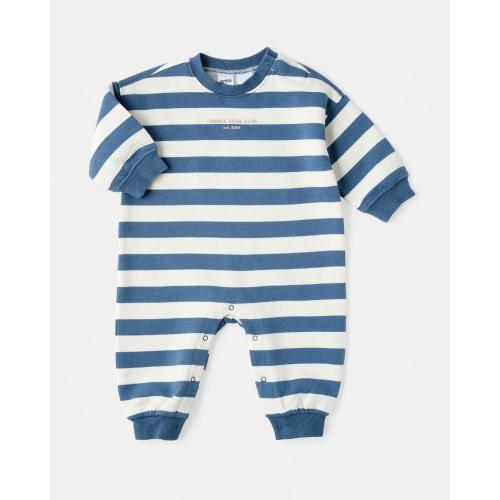 Stripe Fleece Coverall - Kmart