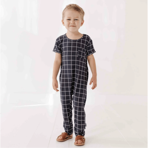 Fine Lines Short Long Romper