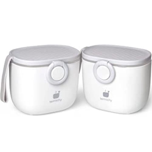 Termichy Baby Formula Dispenser, Portable Formula Dispenser Container with Scoop and Carry Handle for Travel Outdoor Activities for Baby Infant, 500ml