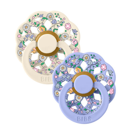 BIBS x LIBERTY Pacifiers 2 Pack | Chloe Meadow | Ivory Mix – Bibsworld store US