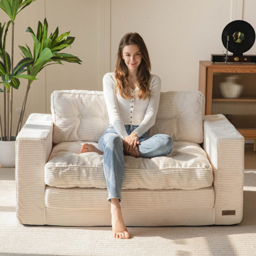 Trule Bean Bag sofa,Floor Sofa Bed Loveseat & Reviews | Wayfair