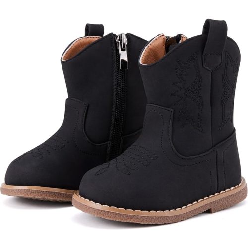 BMCiTYBM Baby Boys Girls Cowboy Cowgirl Western Boots for Infant Toddler