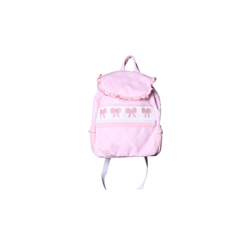 Smocked Pink Sweet Bow Backpack