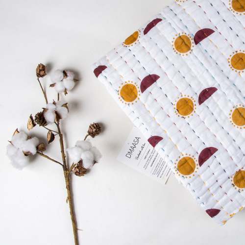 Sunrise Muslin Organic Cotton Small Blanket Online – DMAASA