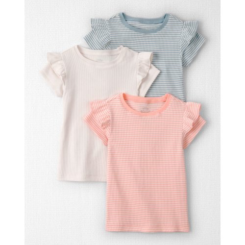 Toddler Girl 3-Pack Organic Cotton Tees  - Little Planet | Carter's